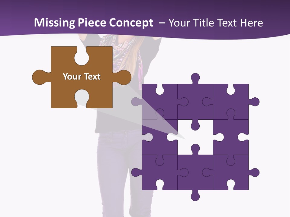 Fullbody Outstretched Excited PowerPoint Template