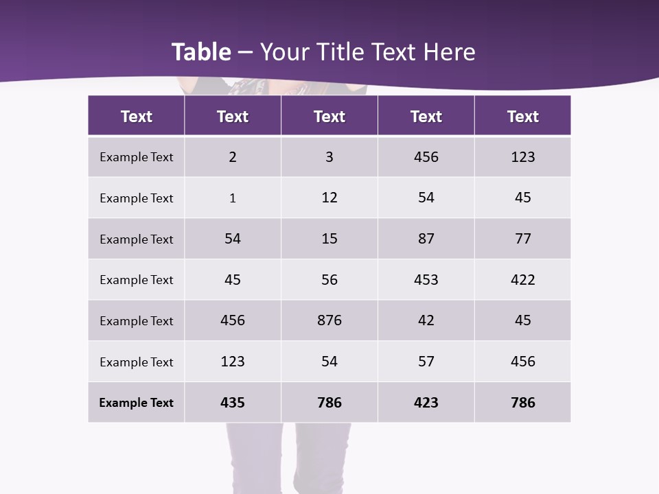 Fullbody Outstretched Excited PowerPoint Template