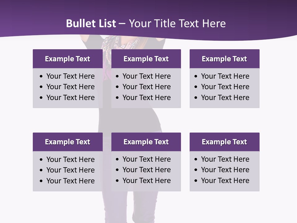 Fullbody Outstretched Excited PowerPoint Template