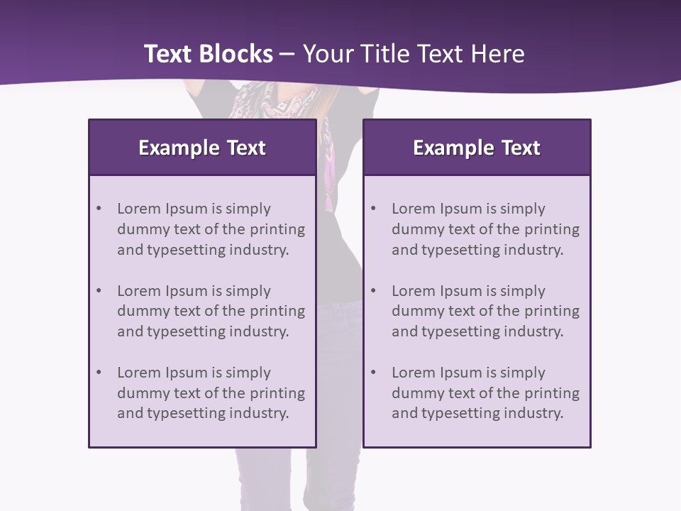 Fullbody Outstretched Excited PowerPoint Template