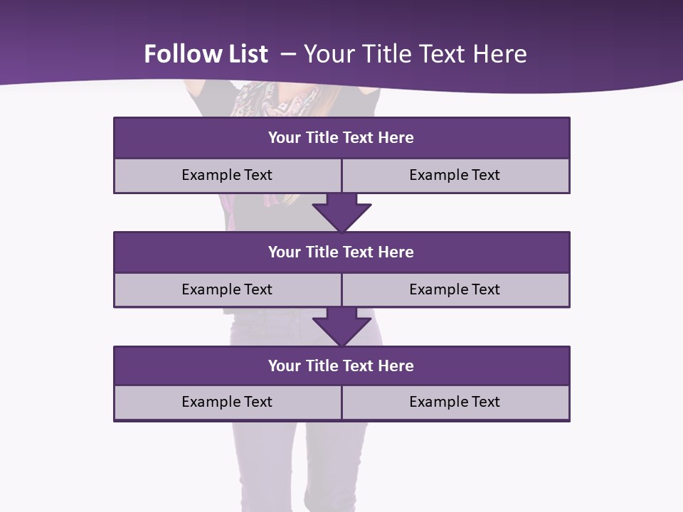 Fullbody Outstretched Excited PowerPoint Template