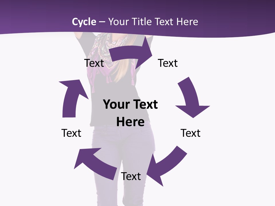 Fullbody Outstretched Excited PowerPoint Template