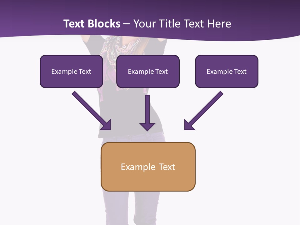 Fullbody Outstretched Excited PowerPoint Template