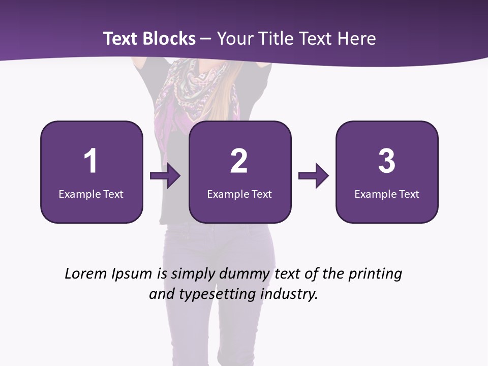 Fullbody Outstretched Excited PowerPoint Template