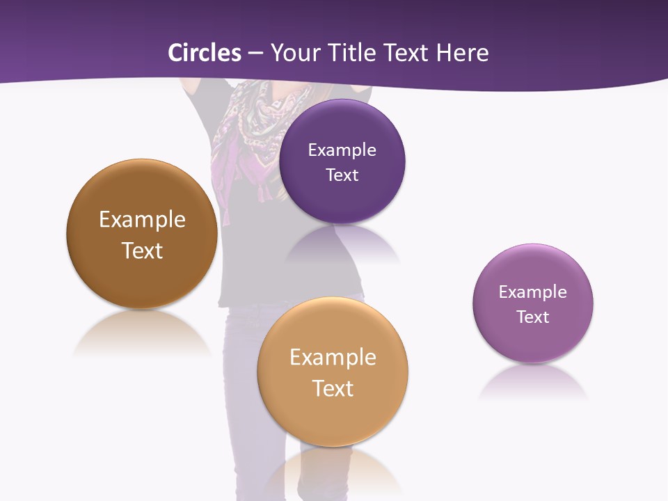 Fullbody Outstretched Excited PowerPoint Template