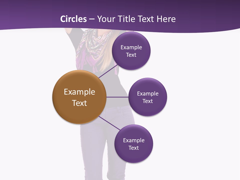 Fullbody Outstretched Excited PowerPoint Template