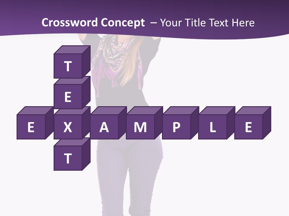 Fullbody Outstretched Excited PowerPoint Template