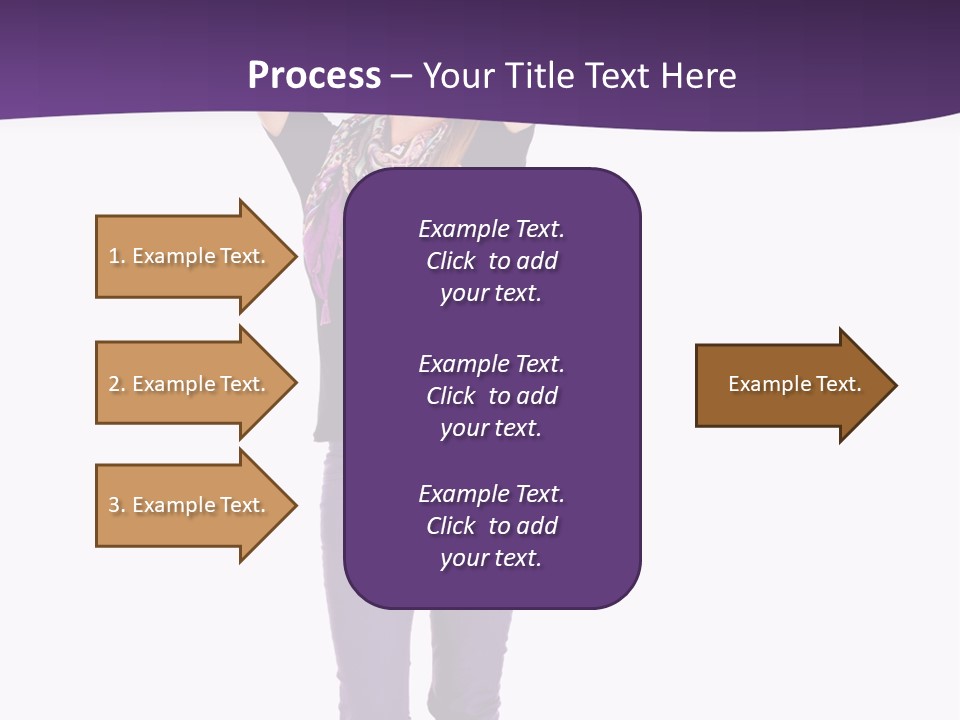 Fullbody Outstretched Excited PowerPoint Template