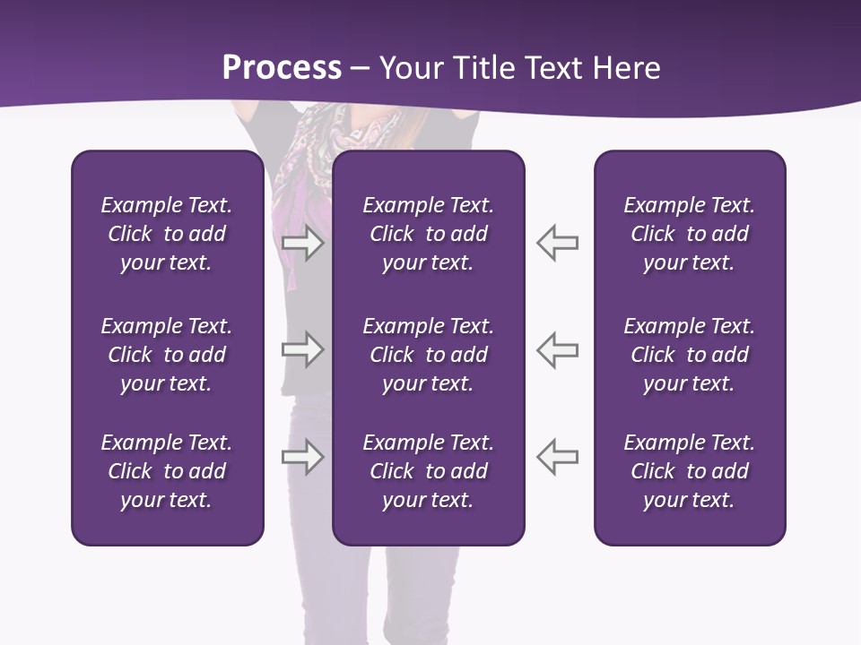 Fullbody Outstretched Excited PowerPoint Template