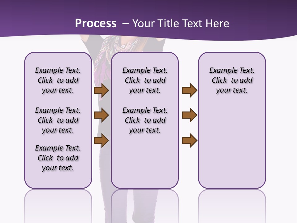 Fullbody Outstretched Excited PowerPoint Template