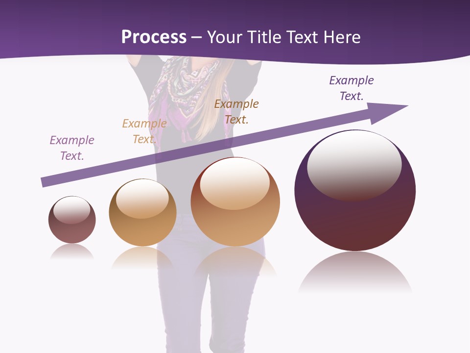 Fullbody Outstretched Excited PowerPoint Template