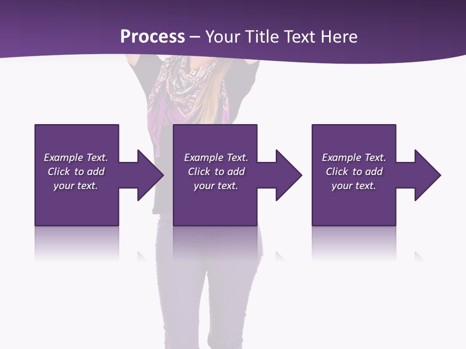 Fullbody Outstretched Excited PowerPoint Template
