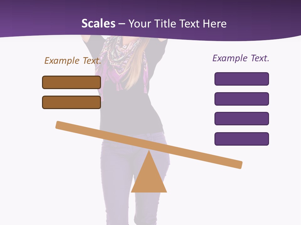 Fullbody Outstretched Excited PowerPoint Template