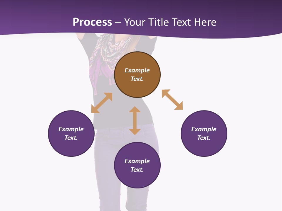 Fullbody Outstretched Excited PowerPoint Template