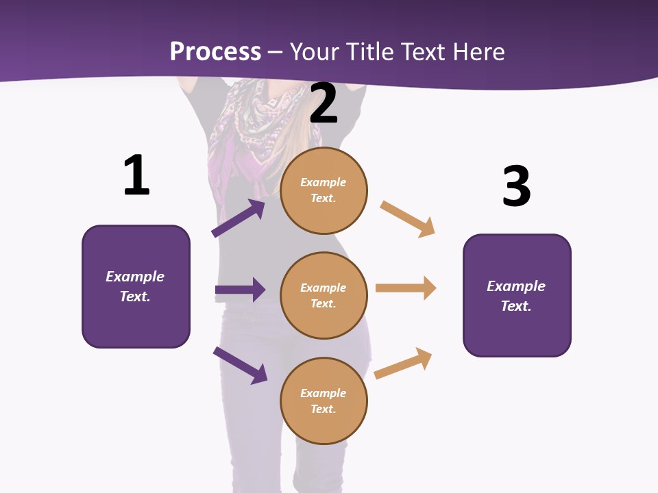 Fullbody Outstretched Excited PowerPoint Template