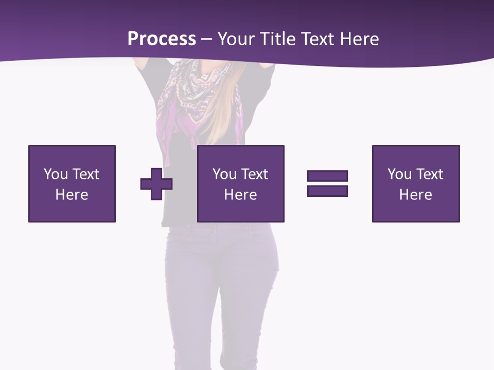 Fullbody Outstretched Excited PowerPoint Template