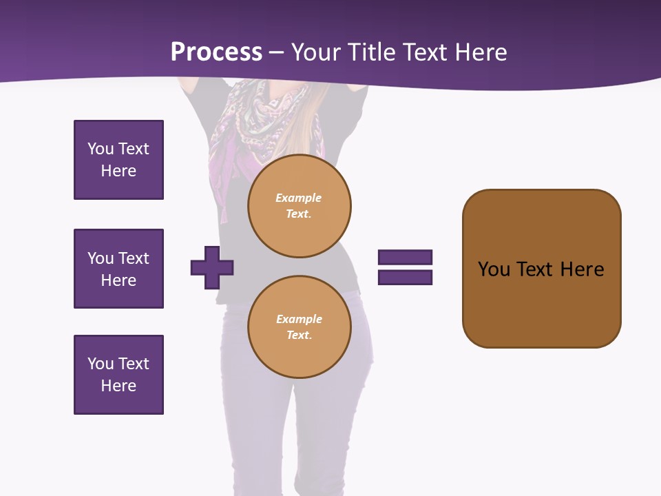 Fullbody Outstretched Excited PowerPoint Template