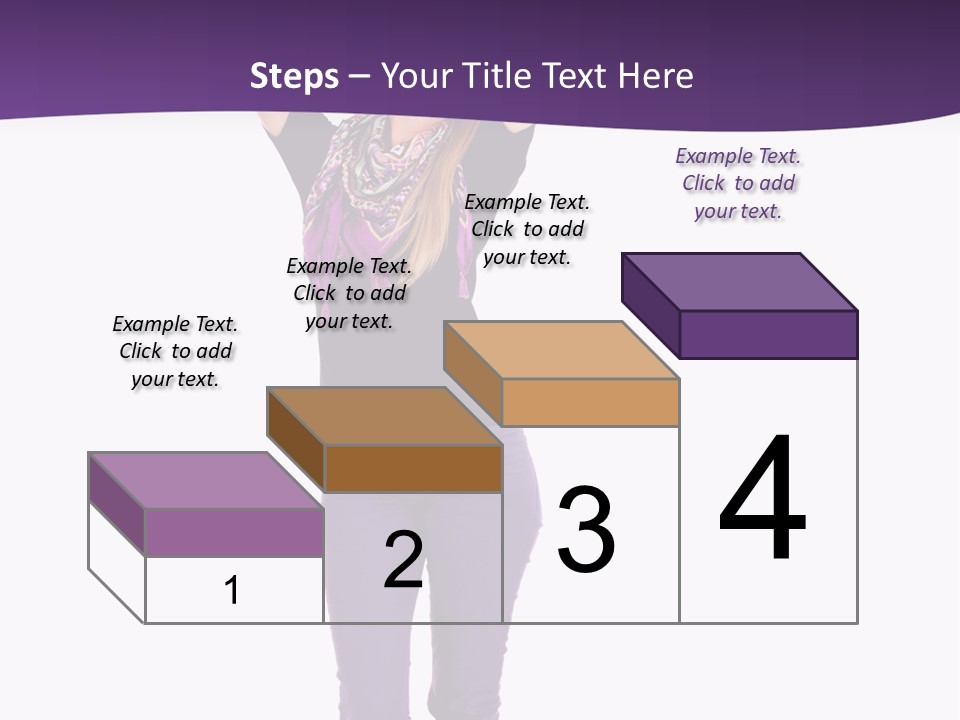 Fullbody Outstretched Excited PowerPoint Template