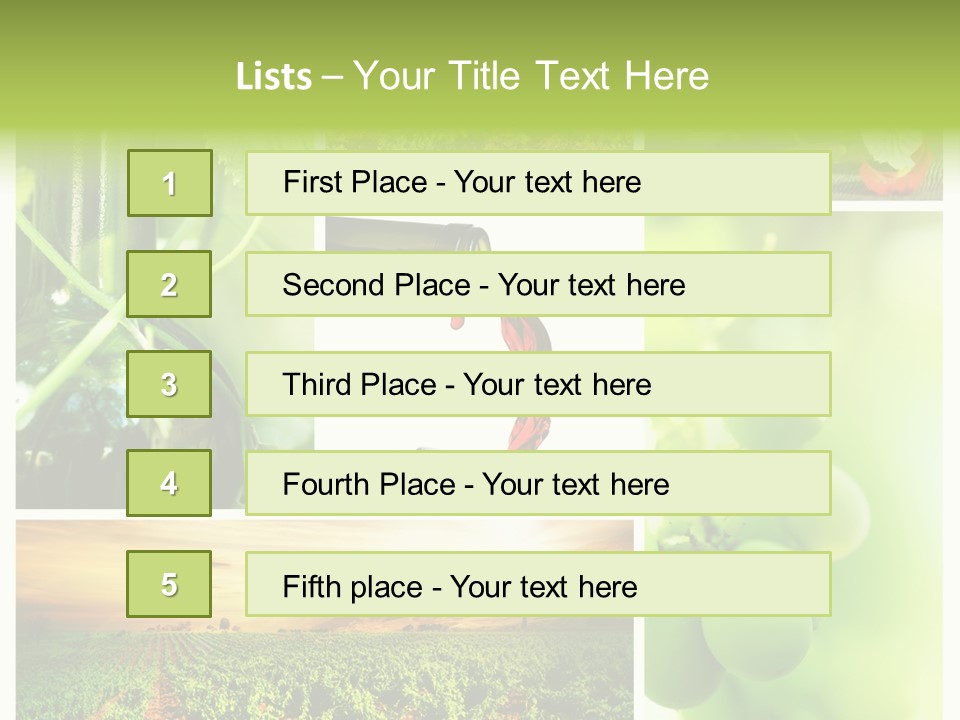 Wine Collage Motion PowerPoint Template