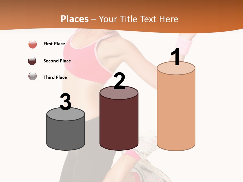 Successful Jumping Weight PowerPoint Template