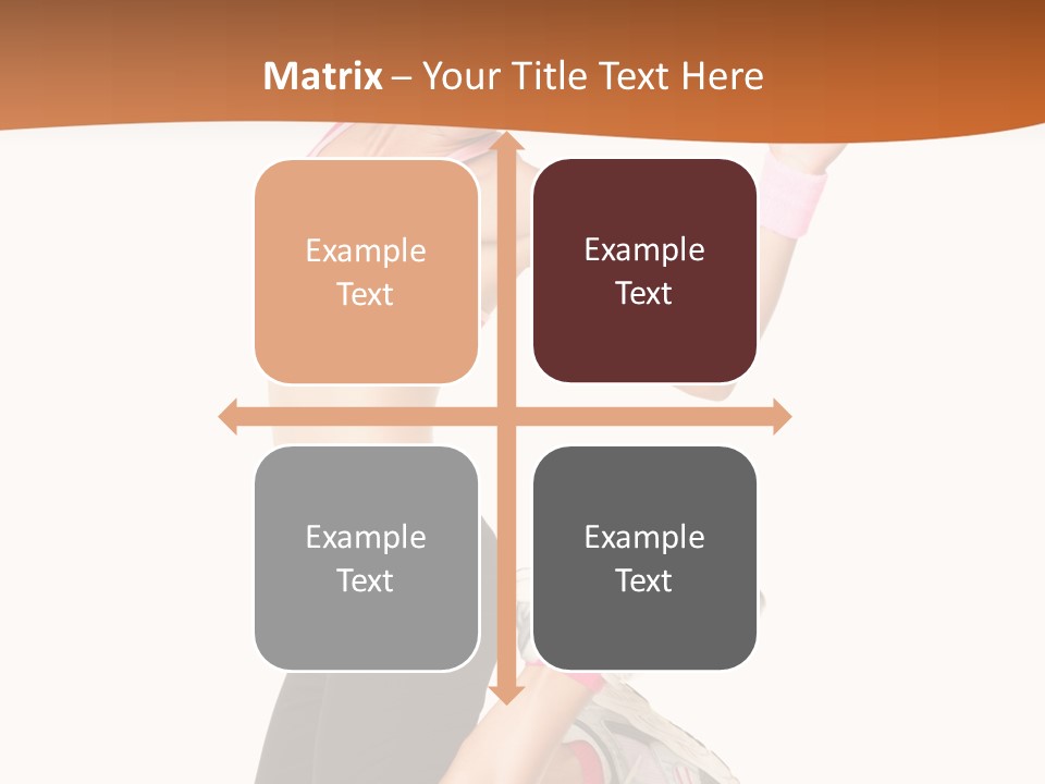 Successful Jumping Weight PowerPoint Template
