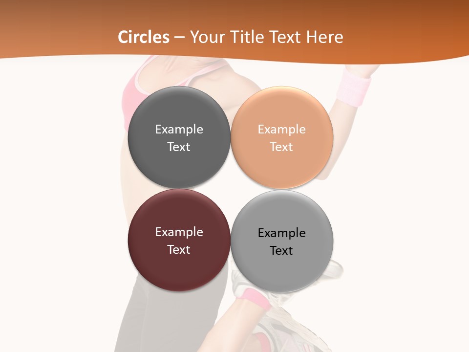 Successful Jumping Weight PowerPoint Template