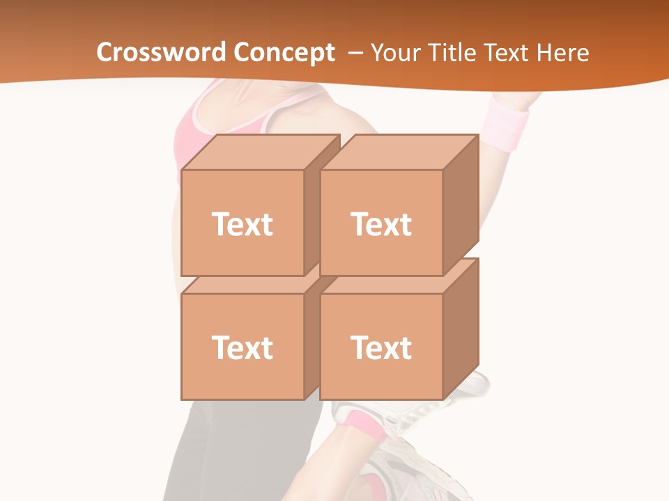 Successful Jumping Weight PowerPoint Template