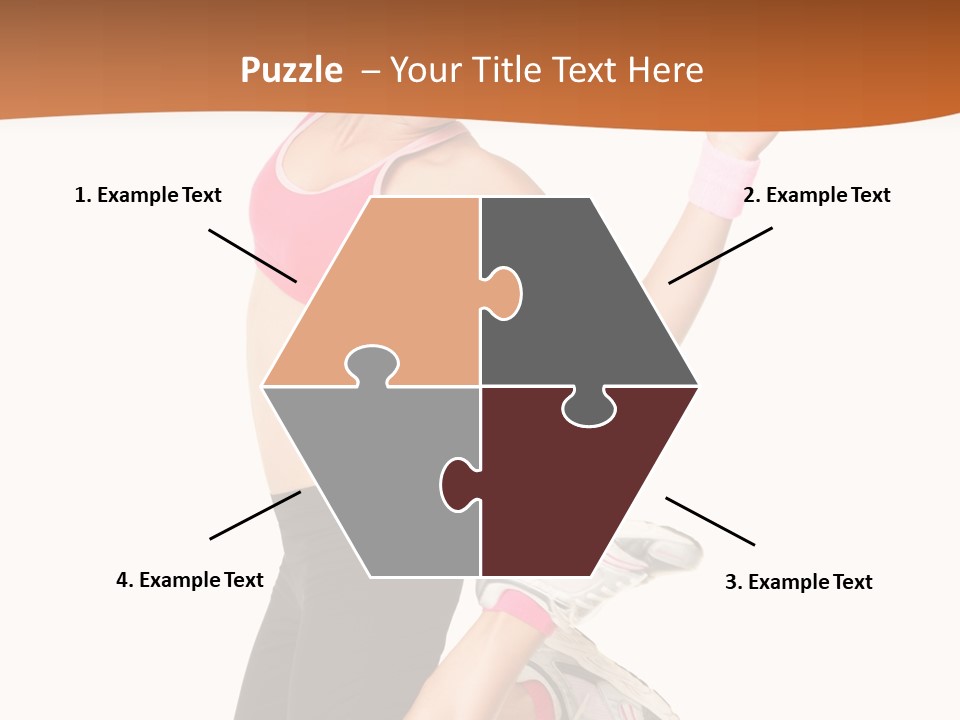 Successful Jumping Weight PowerPoint Template