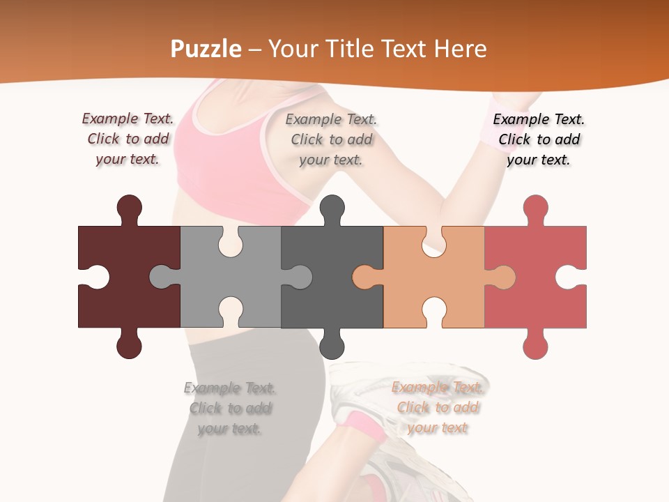 Successful Jumping Weight PowerPoint Template