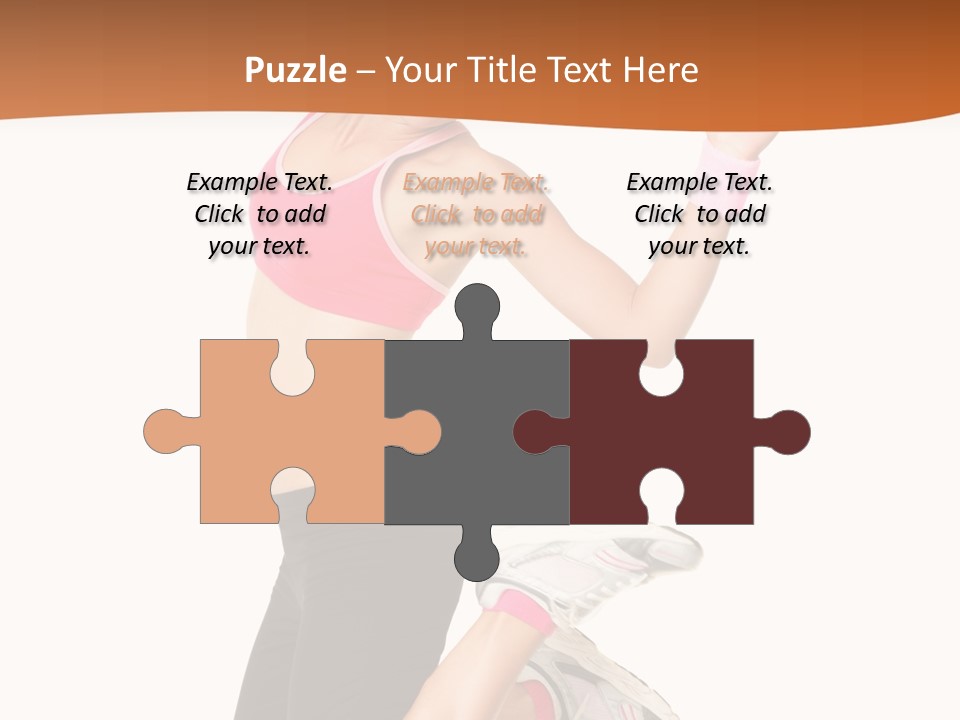 Successful Jumping Weight PowerPoint Template