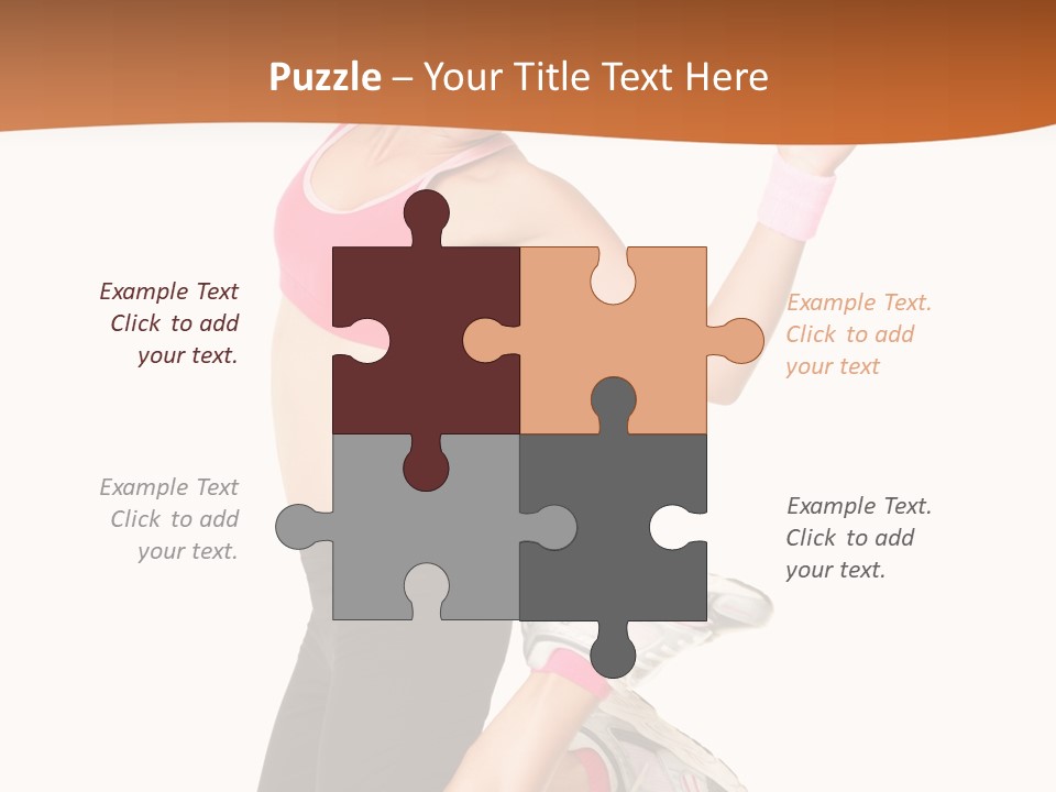 Successful Jumping Weight PowerPoint Template