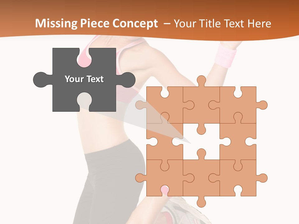 Successful Jumping Weight PowerPoint Template