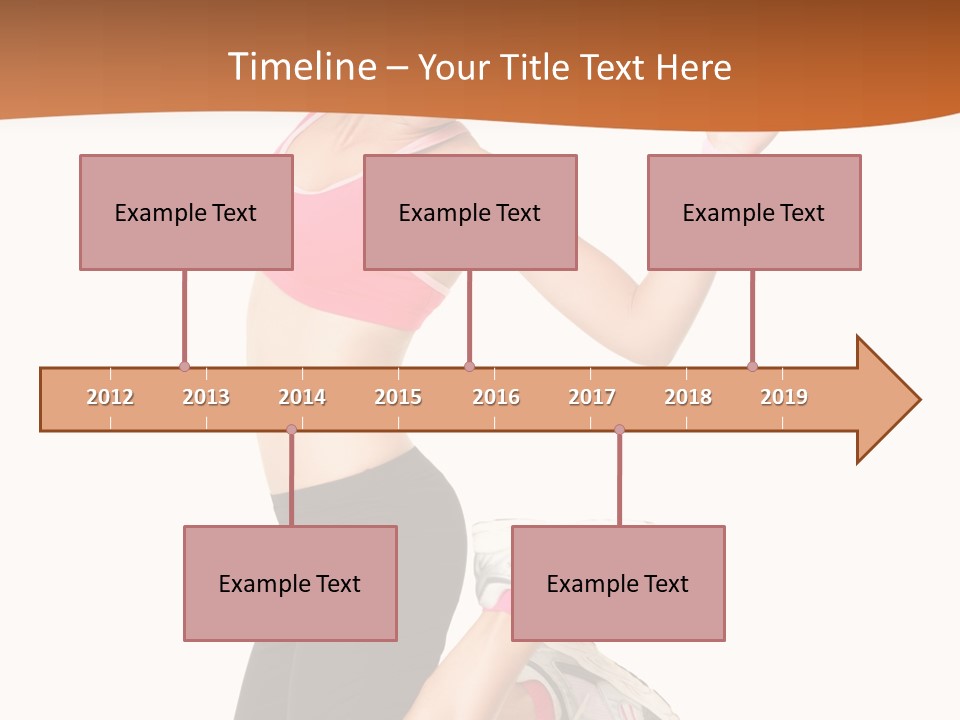 Successful Jumping Weight PowerPoint Template