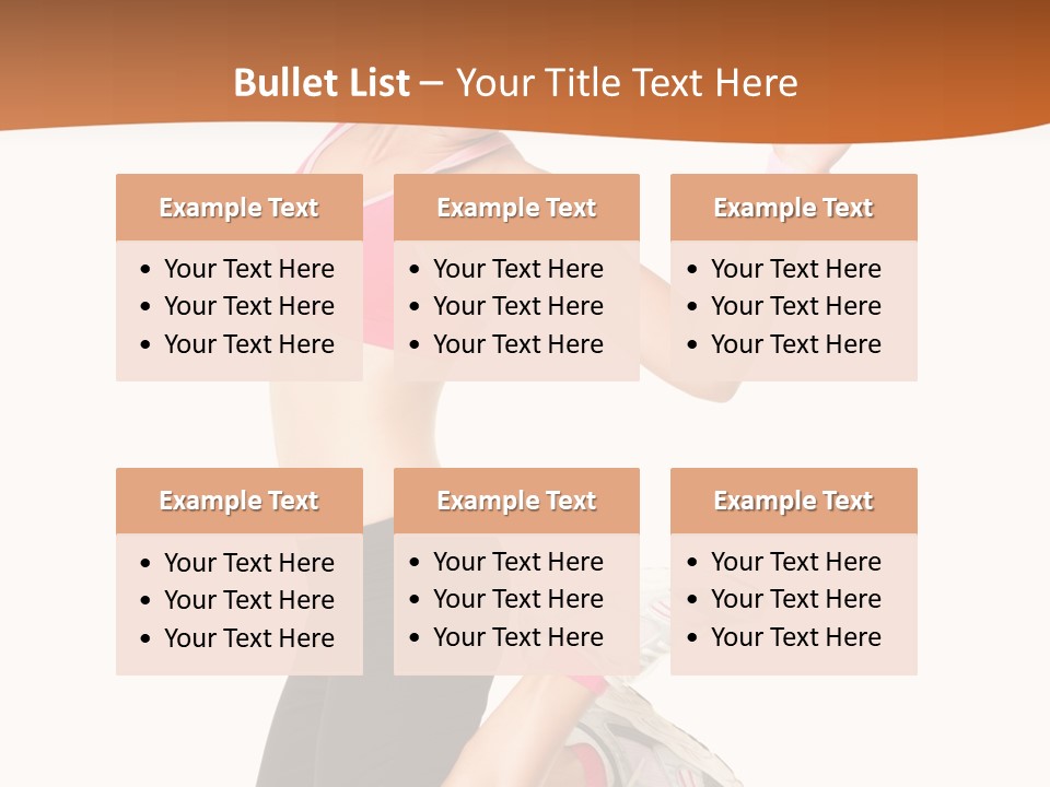 Successful Jumping Weight PowerPoint Template