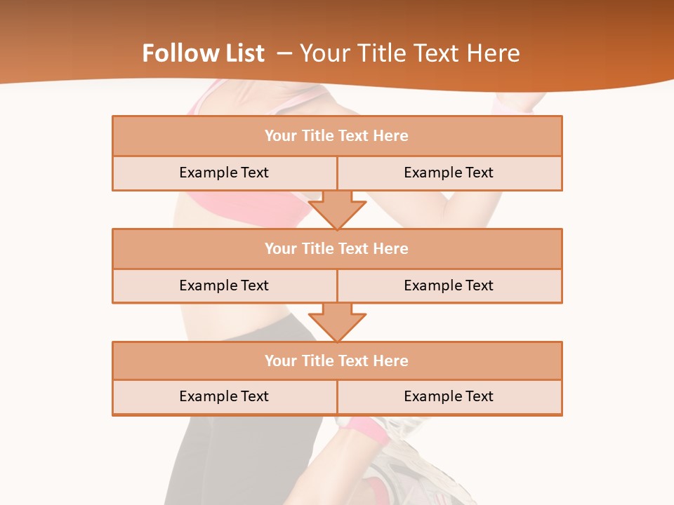 Successful Jumping Weight PowerPoint Template
