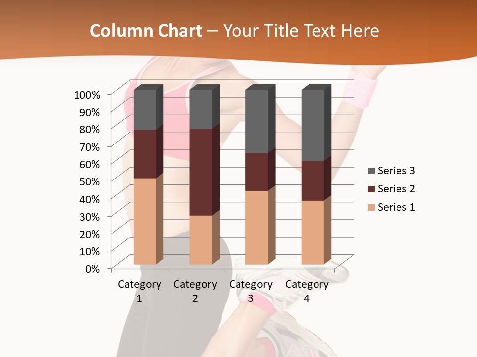 Successful Jumping Weight PowerPoint Template