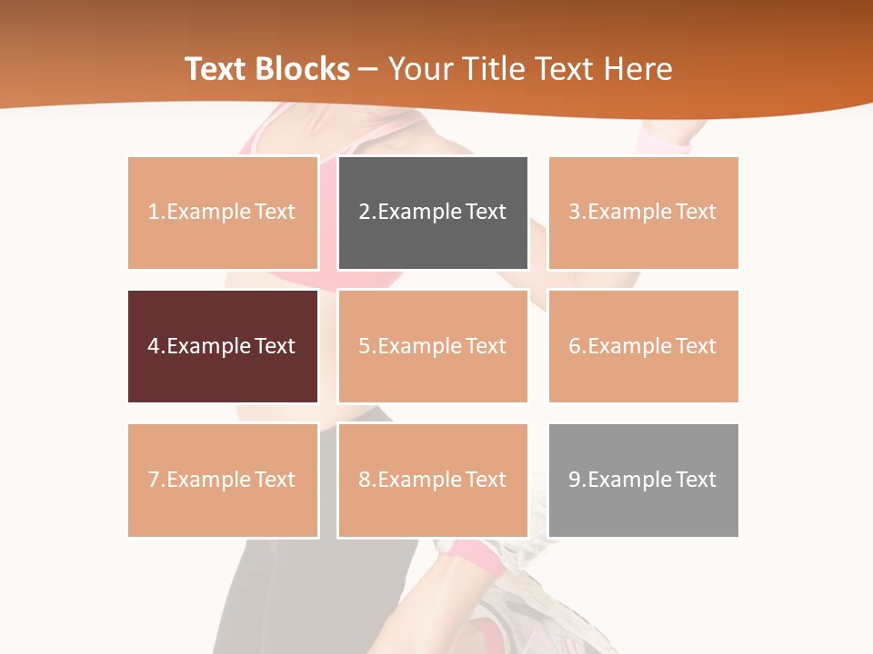 Successful Jumping Weight PowerPoint Template
