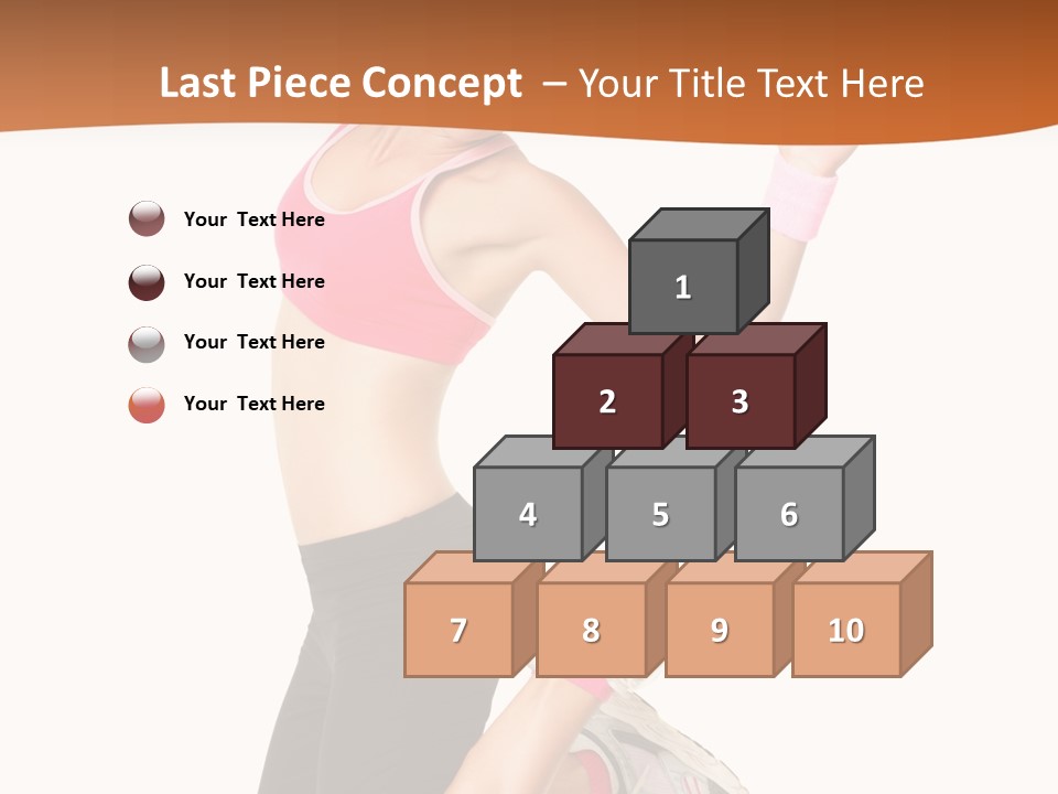 Successful Jumping Weight PowerPoint Template