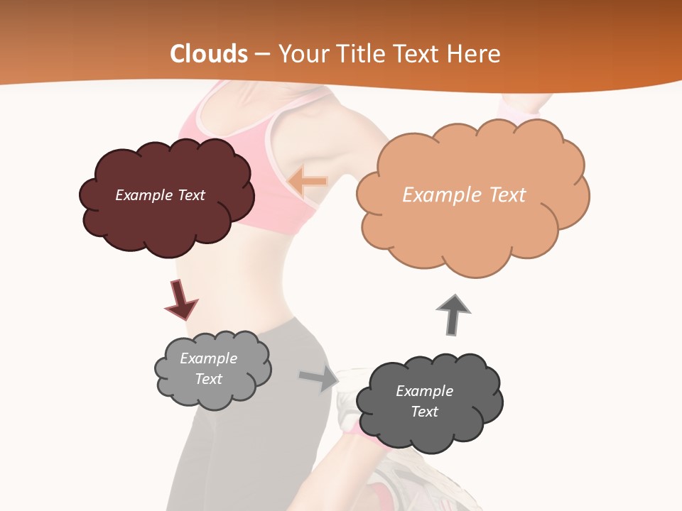 Successful Jumping Weight PowerPoint Template