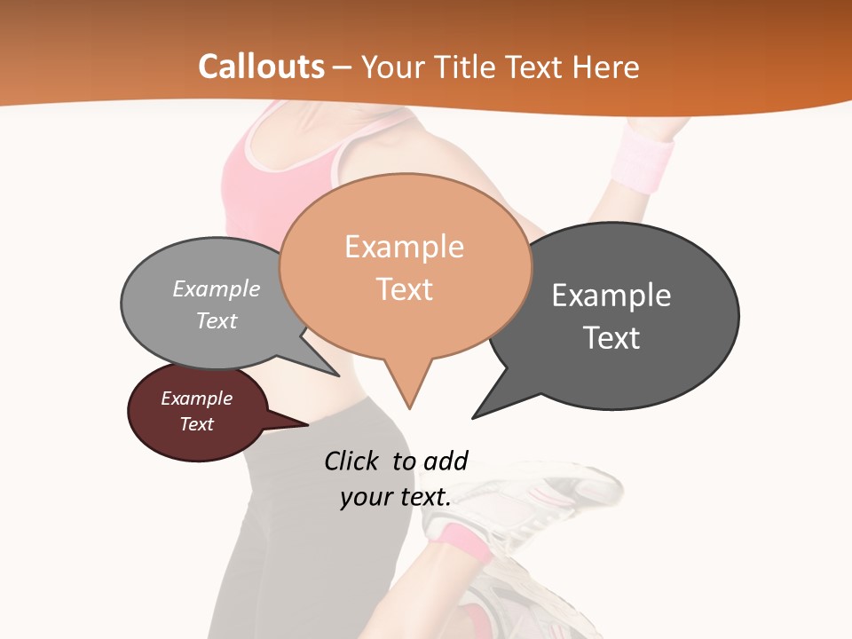 Successful Jumping Weight PowerPoint Template