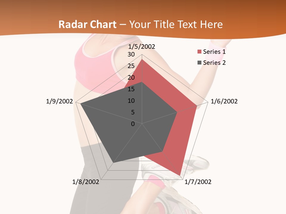 Successful Jumping Weight PowerPoint Template