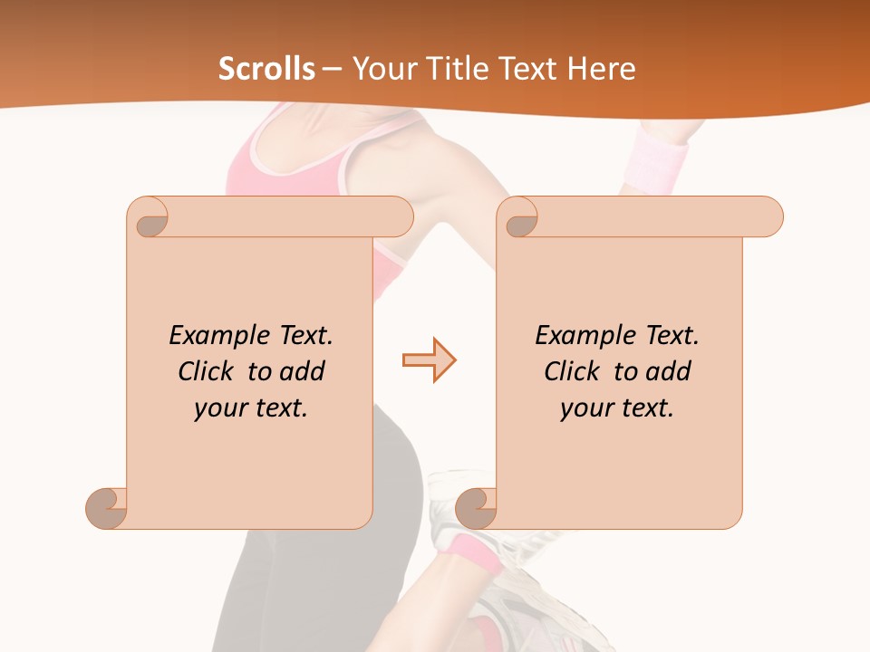 Successful Jumping Weight PowerPoint Template