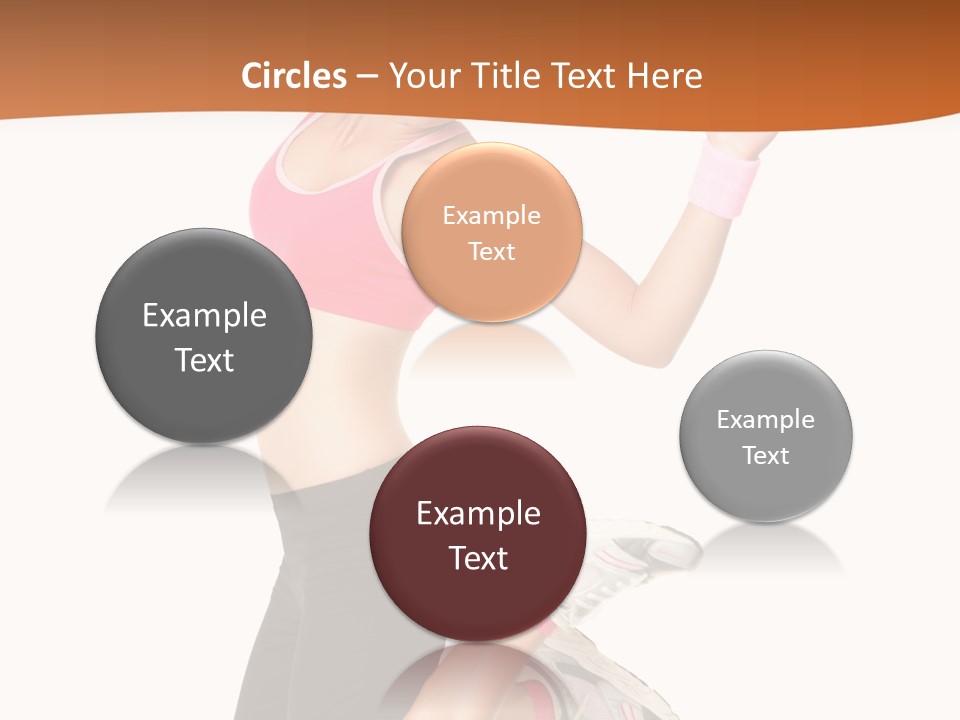 Successful Jumping Weight PowerPoint Template
