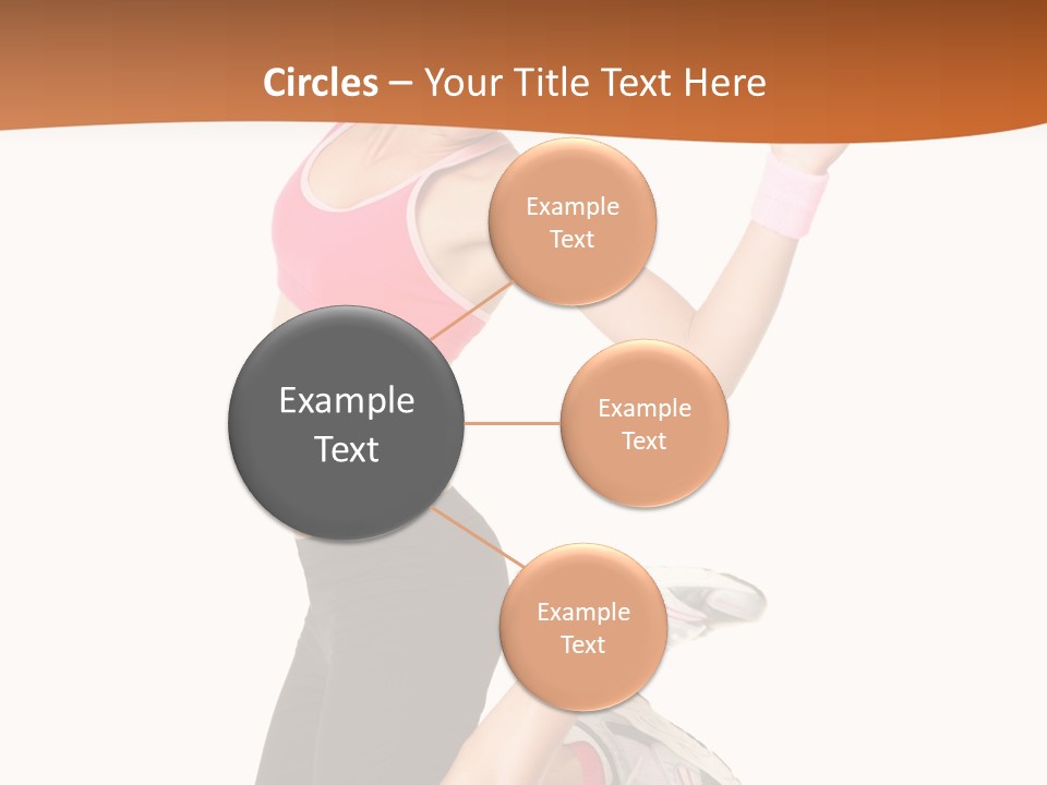 Successful Jumping Weight PowerPoint Template