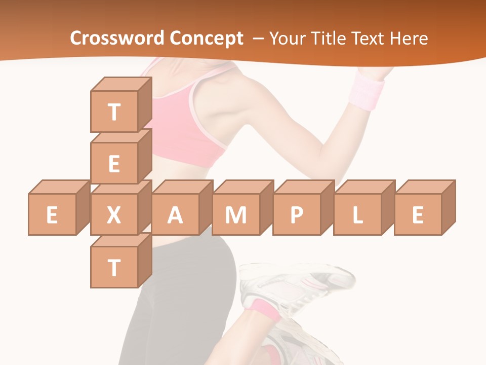 Successful Jumping Weight PowerPoint Template
