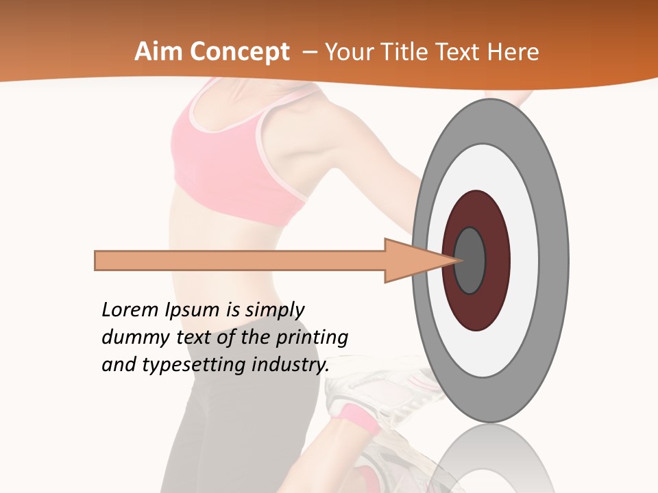 Successful Jumping Weight PowerPoint Template