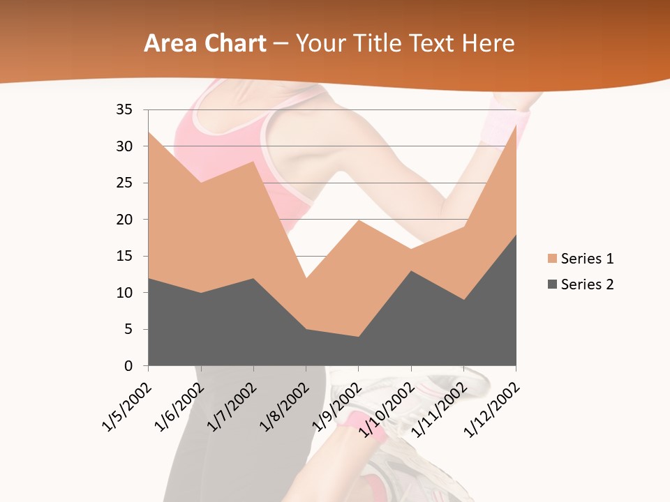 Successful Jumping Weight PowerPoint Template
