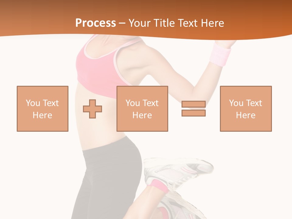 Successful Jumping Weight PowerPoint Template