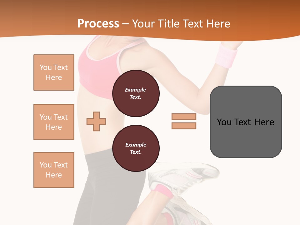 Successful Jumping Weight PowerPoint Template