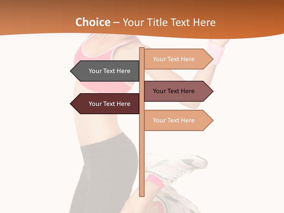 Successful Jumping Weight PowerPoint Template